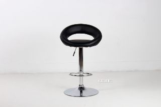 Picture of ANNIE Adjustable Swivel Gas Lift Bar Stool -Black