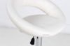 Picture of ANNIE Adjustable Swivel Gas Lift Bar Stool -White