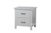 Picture of PORTLAND 2-Drawer Bedside Table (Cream)