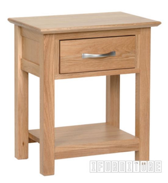 solid oak lamp table