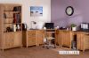 Picture of NEWLAND Solid Oak 3 Drawer Bedside Table