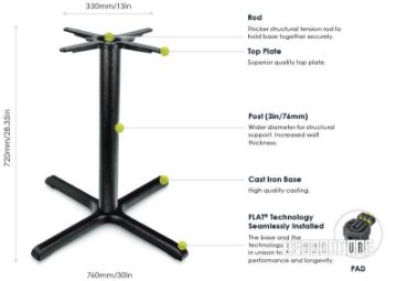 Picture of KX30 FLATTECH Auto Adjust Table Base 