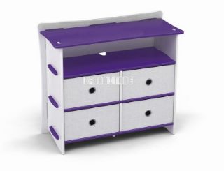 Picture of Legare Dressing Table in 3 Colour By Legaré *Tool Free - Purple-Without Mirror