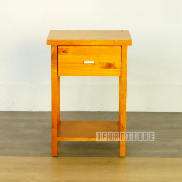 Picture of AURORA 1 Drawer Bedside Table *Warm Honney Color
