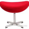Picture of EGG Chair Replica *Fiber Glass & Wool -  Egg Chair in Black color