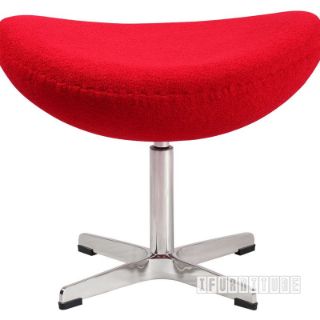 Picture of EGG Chair Replica *Fiber Glass & Wool - Egg Chair in Red color