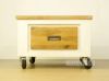 Picture of WHITE HORSE Acacia Side Table with Wheels