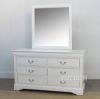 Picture of LOUIS PHILIPPE III Dressing Table With Mirror *White