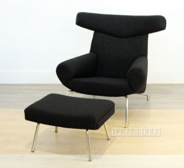 Picture of OX Chair with Ottoman *Fiberglass & Wool