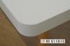 Picture of MADRID White Gloss Dining Table with Beech Legs