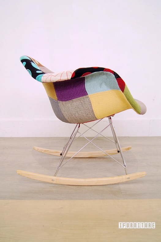RAR: Replica Eames rocking chair Fabric Patch Version