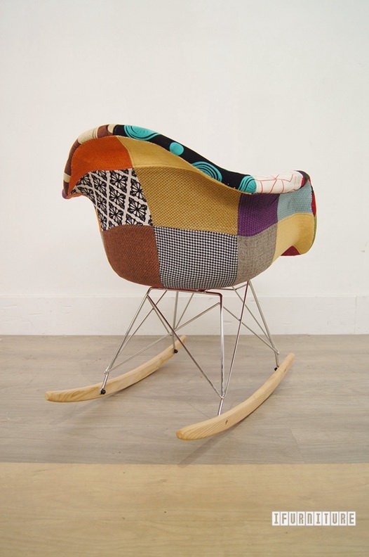 RAR: Replica Eames rocking chair Fabric Patch Version