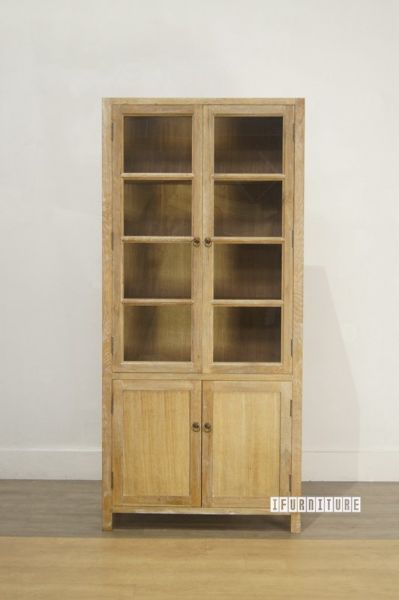 Picture of DEVON OAK Display Cabinet