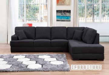 Picture of KARLTON Sectional Sofa (Dark Grey)