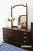 Picture of PRAGUE Dressing Table with Mirror (Silver Wattle Timber)