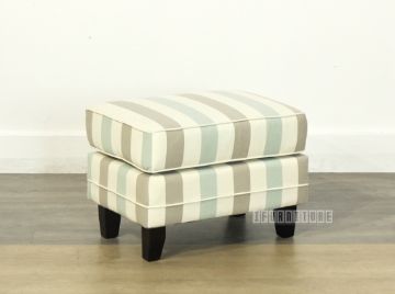 Picture of NORAH  Fabric Ottoman (Wide Stripy)