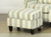 Picture of NORAH  Fabric Ottoman (Wide Stripy)