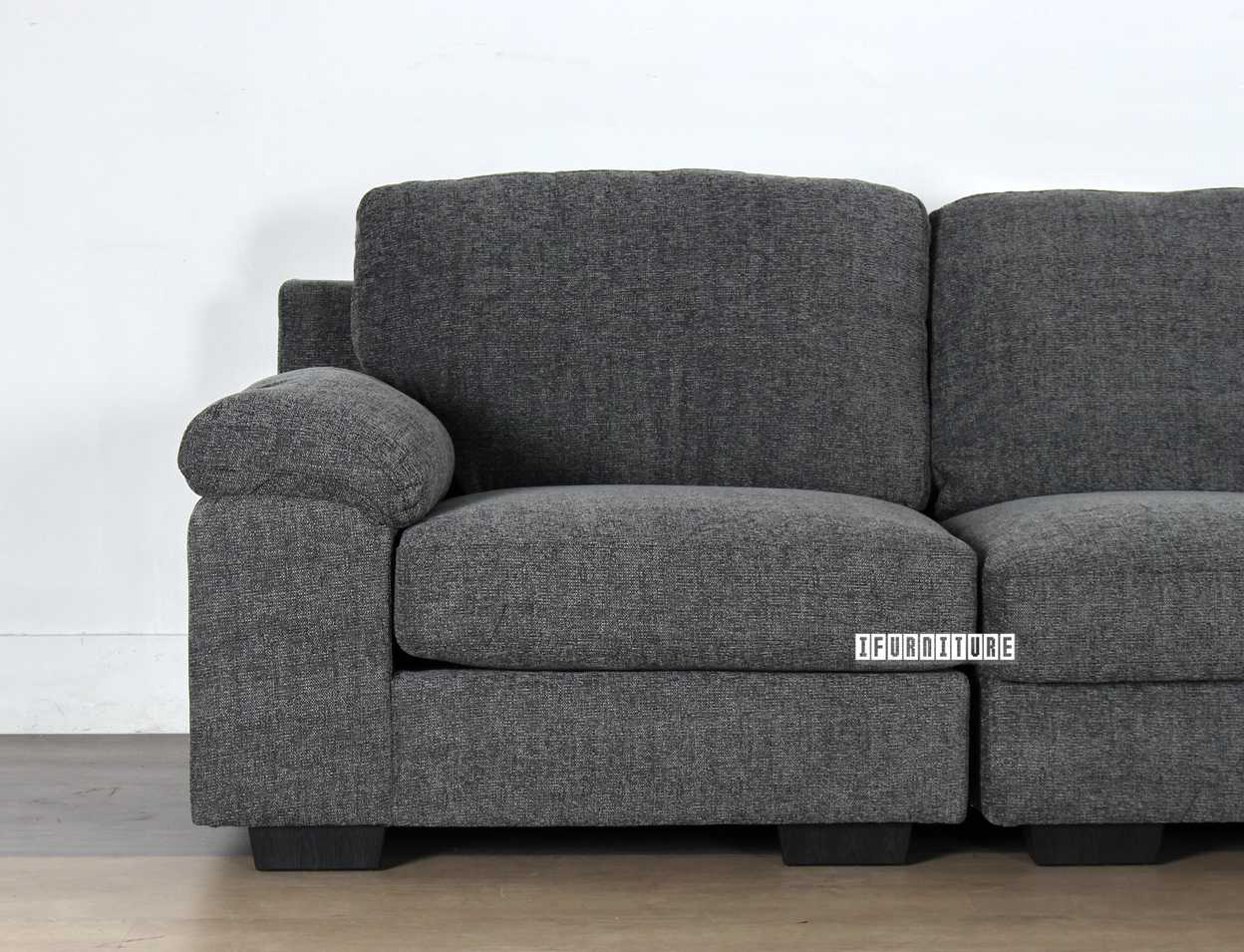 BOLTON 6 Seater Reversible Sectional Modular Sofa *Dark Grey