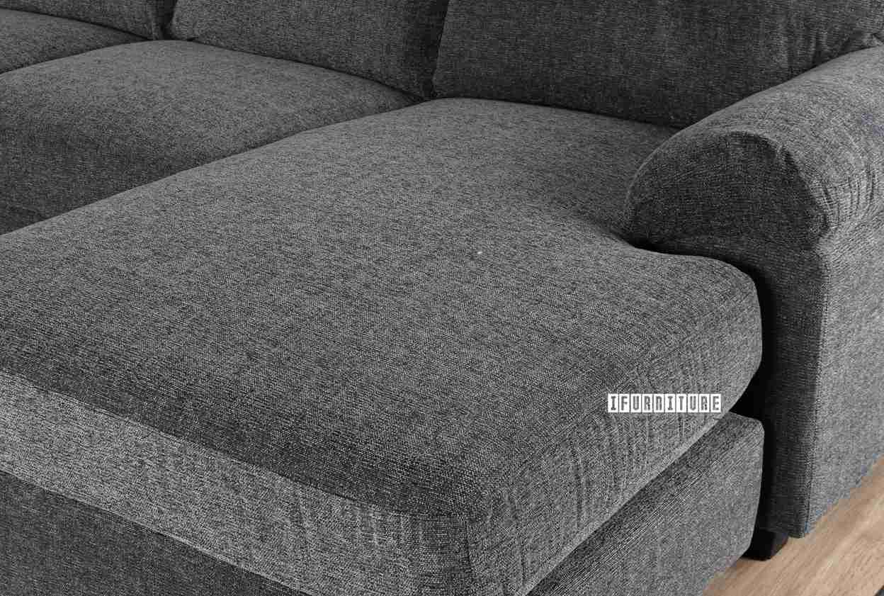 BOLTON 6 Seater Reversible Sectional Modular Sofa *Dark Grey
