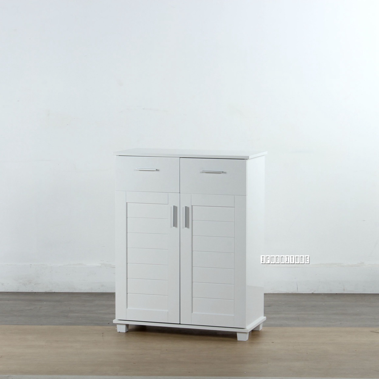 DOREEN White gloss Shoe