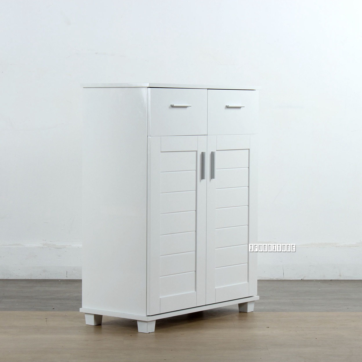 DOREEN White gloss Shoe