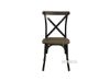 Picture of HANOVER Metal Cross Back Chair (Solid Elm Seat) - White