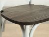Picture of HANOVER Metal Cross Back Chair *Solid Elm Seat