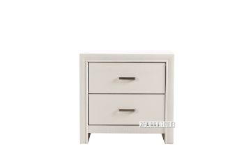 Picture of MEGAN 2 Drawer Bedside Table *White