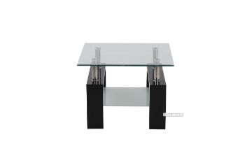 Picture of HORIZON Glass Side Table (Black)