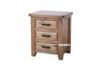 Picture of FRANCO 3-Drawer Solid NZ Pine Wood Bedside Table