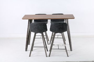Picture of PLAZA 5PC Bar Set (Dark Grey)