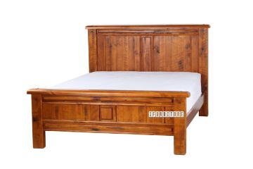 Picture of FOUNDATION Bed Frame (Rustic Pine) - Queen