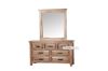 Picture of FRANCO 7-Drawer Dresser with Mirror (Solid NZ Pine Wood)