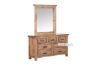 Picture of FRANCO 7-Drawer Dressing Table and Mirror (Solid NZ Pine)