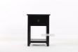 Picture of METRO Pine 1-Drawer Bedside Table (Black)