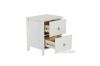 Picture of METRO 2-Drawer Bedside Table (White)