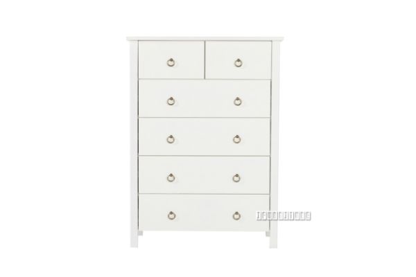 Picture of METRO 6-Drawer Tallboy (White)