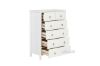 Picture of METRO 6-Drawer Tallboy (White)