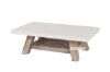 Picture of ANTON White Concrete on Solid Acacia Wood Coffee Table