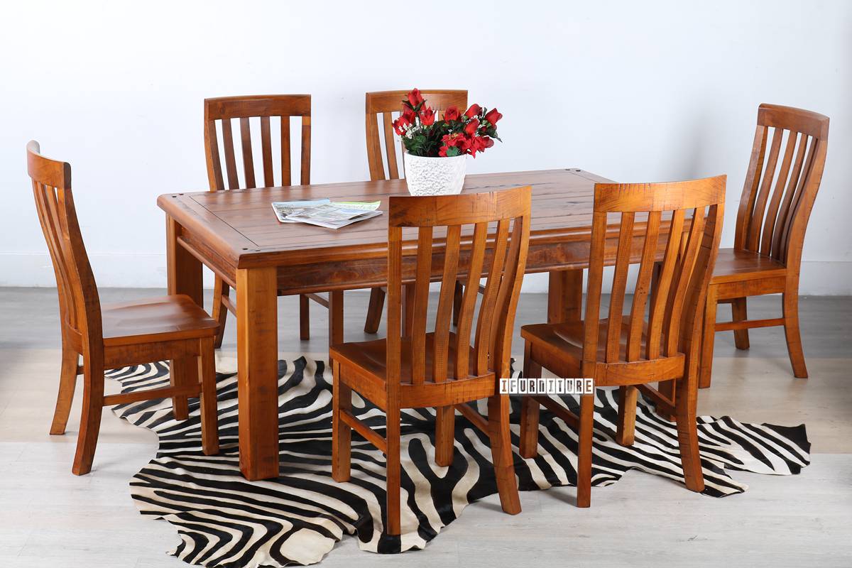 FOUNDATION Rustic Pine Dining Chair