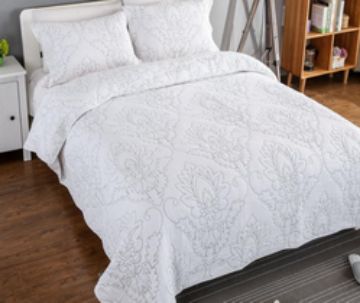 Picture of BES002 Cotton Quilted Bedspread 3PC Set