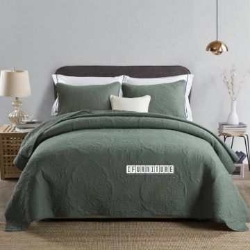 Picture of BES006 Cotton Quilted Bedspread 3PC Set