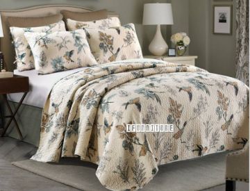 Picture of BES007 Cotton Quilted Bedspread 3PC Set