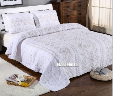 Picture of BES008 Cotton Quilted Bedspread 3PC Set