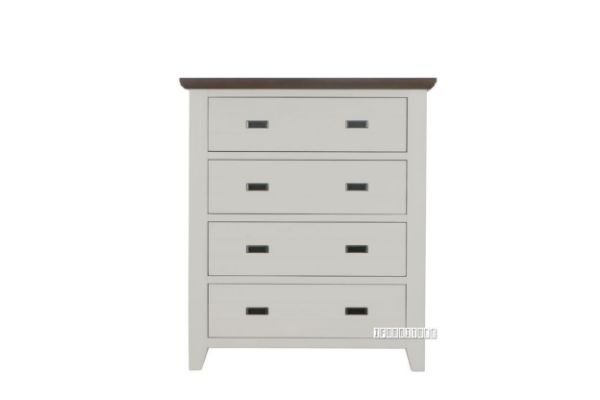 Picture of CAROL 4 DRW Tallboy (Solid Acacia Wood)