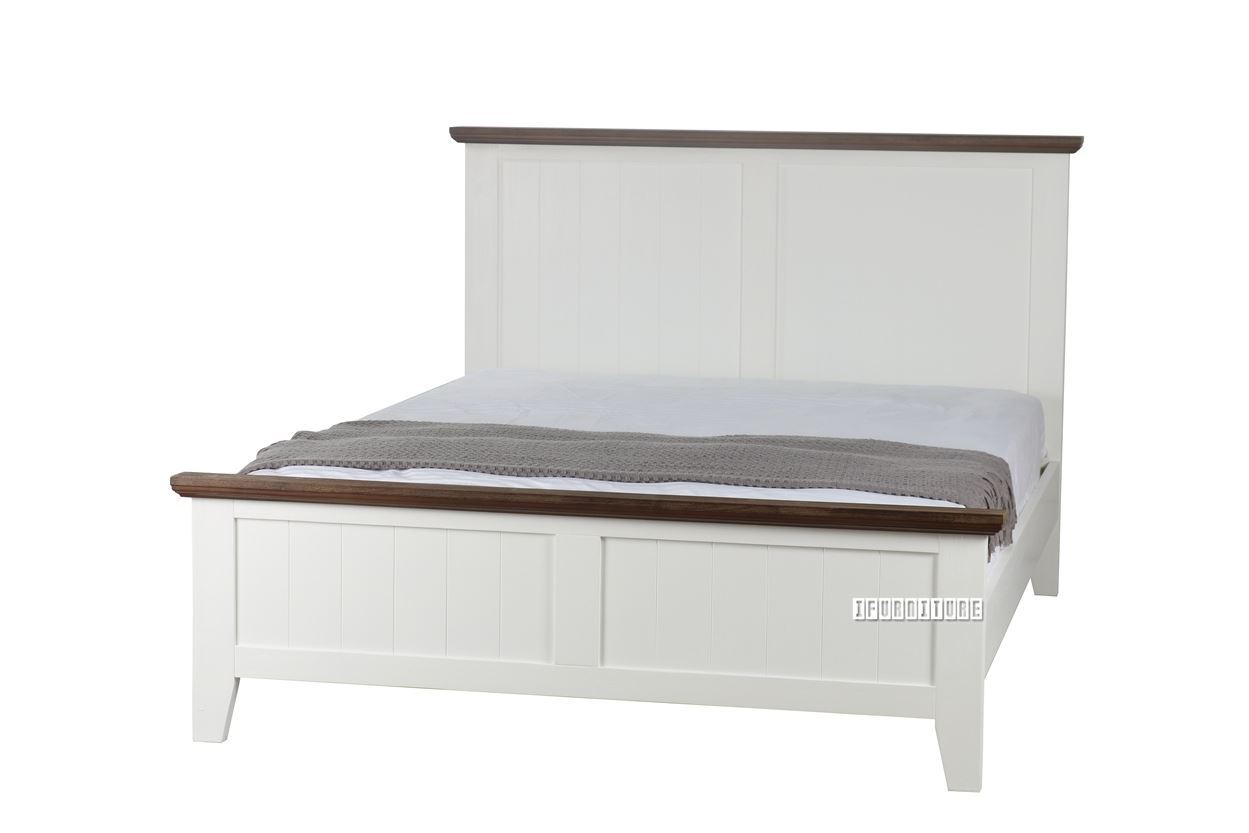 Carol Solid Acacia Wood Queen Size Bed