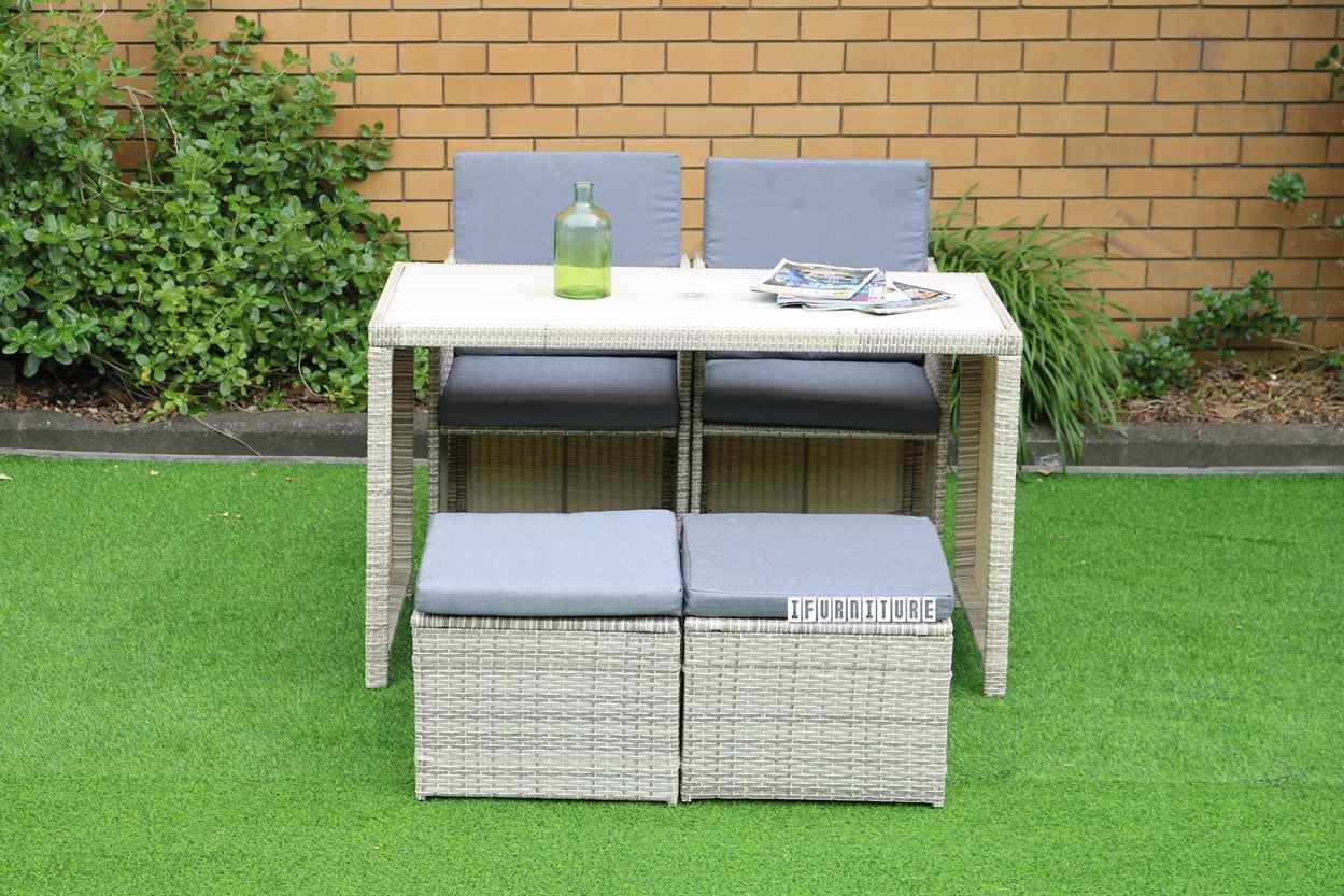 CHALK 5PC Spacesaver Outdoor Set