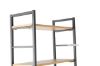 Picture of CITY 182x60cm Narrow Bookshelf (Black)