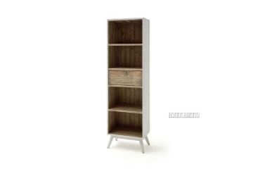 Picture of Maurus 1drw Narrow  BookShelf *Recycle Pinewood