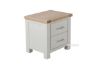 Picture of SICILY 2-Drawer Solid Wood with Ash Top Bedside Table 